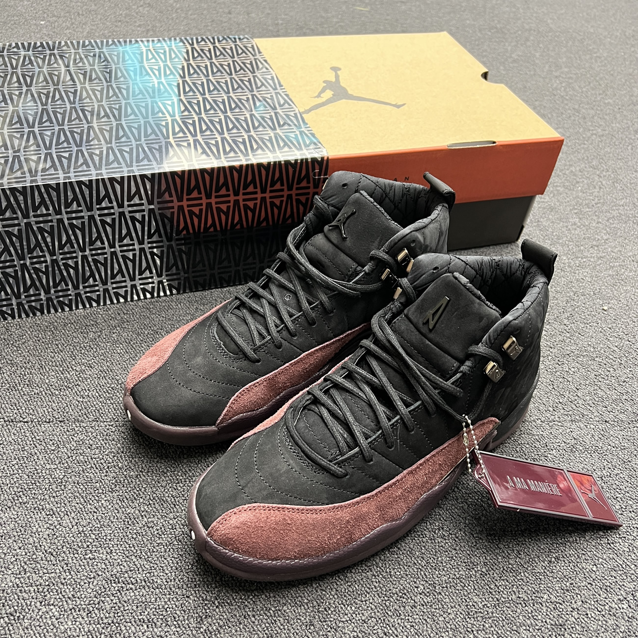 Air Jordan 12 Retro A Ma Maniére Black Dv6989 001 (12) - newkick.vip