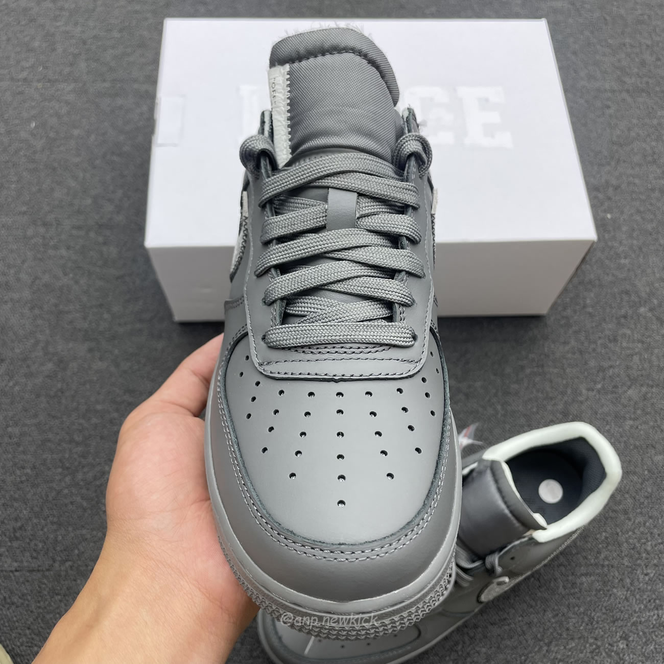 Nike Air Force 1 Low Off White Ghost Grey Dx1419 500 (4) - newkick.vip