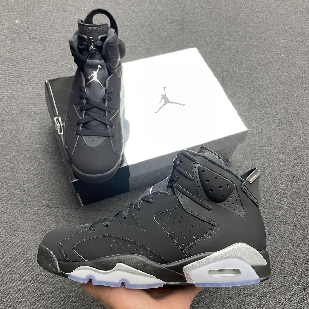 Air Jordan 6 Retro Chrome Metallic Silver Dx2836 001 (6) - newkick.vip