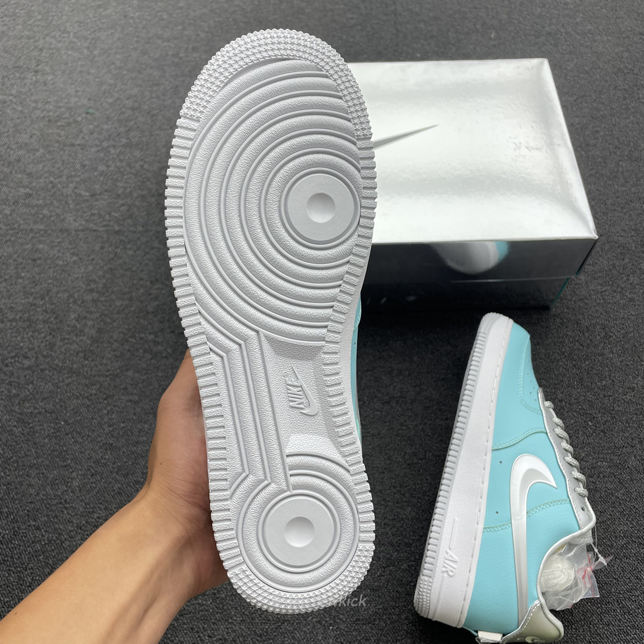 Nike Air Force 1 Low Tiffany Co 1837 Blue Silver Dz1382 003 (4) - newkick.vip