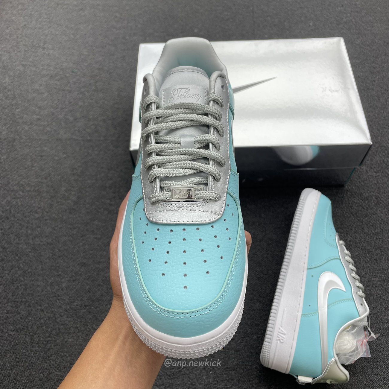 Nike Air Force 1 Low Tiffany Co 1837 Blue Silver Dz1382 003 (6) - newkick.vip