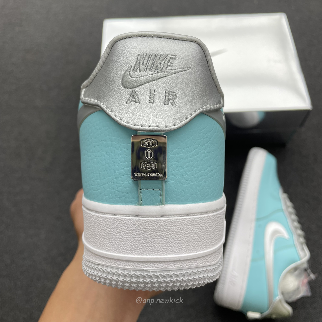 Nike Air Force 1 Low Tiffany Co 1837 Blue Silver Dz1382 003 (7) - newkick.vip