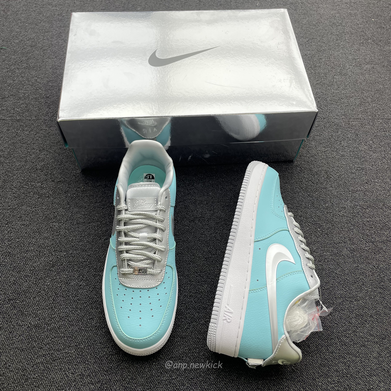 Nike Air Force 1 Low Tiffany Co 1837 Blue Silver Dz1382 003 (8) - newkick.vip