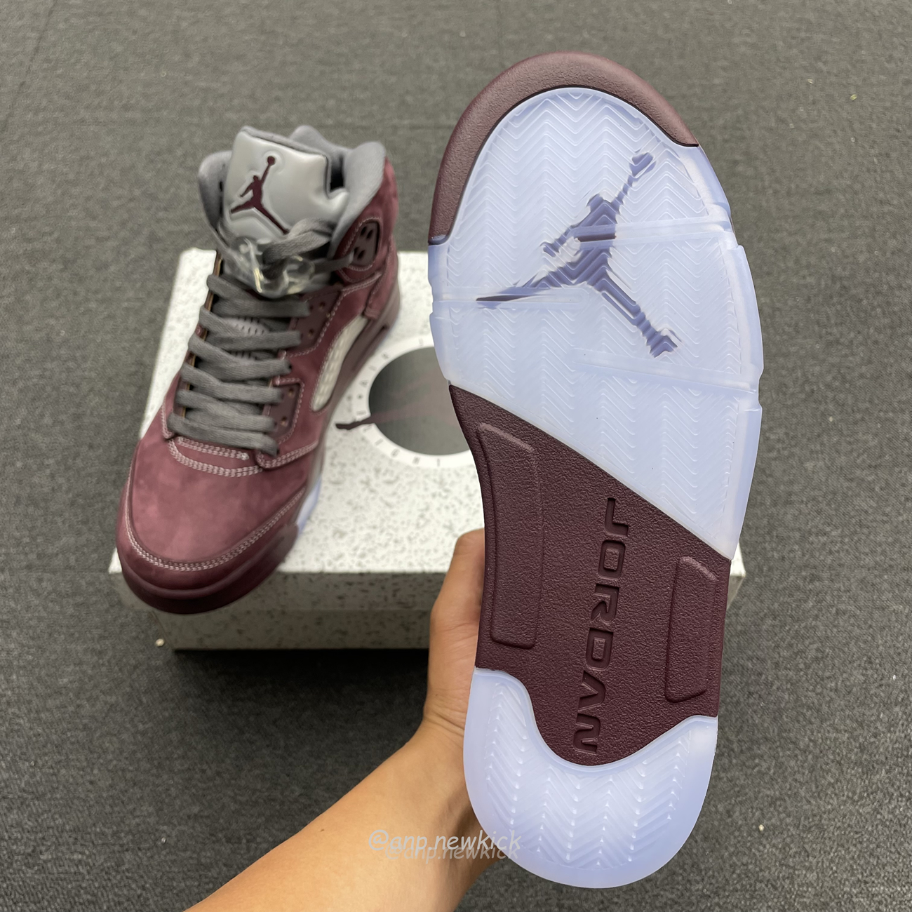 Air Jordan 5 Retro Burgundy 2023 Dz4131 600 (7) - newkick.vip