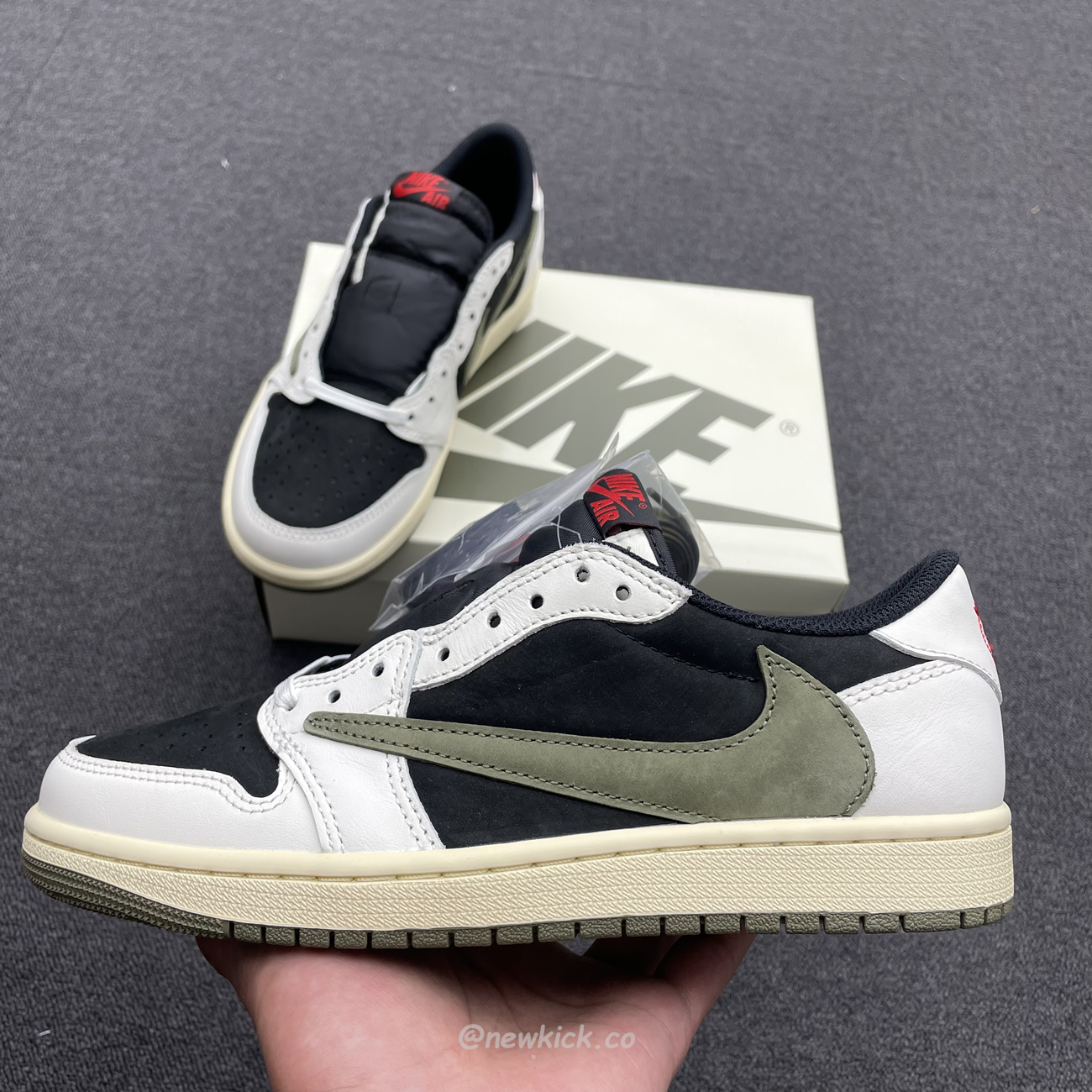 Air Jordan 1 Retro Low Og Sp Travis Scott Olive W Dz4137 106 (37) - newkick.vip