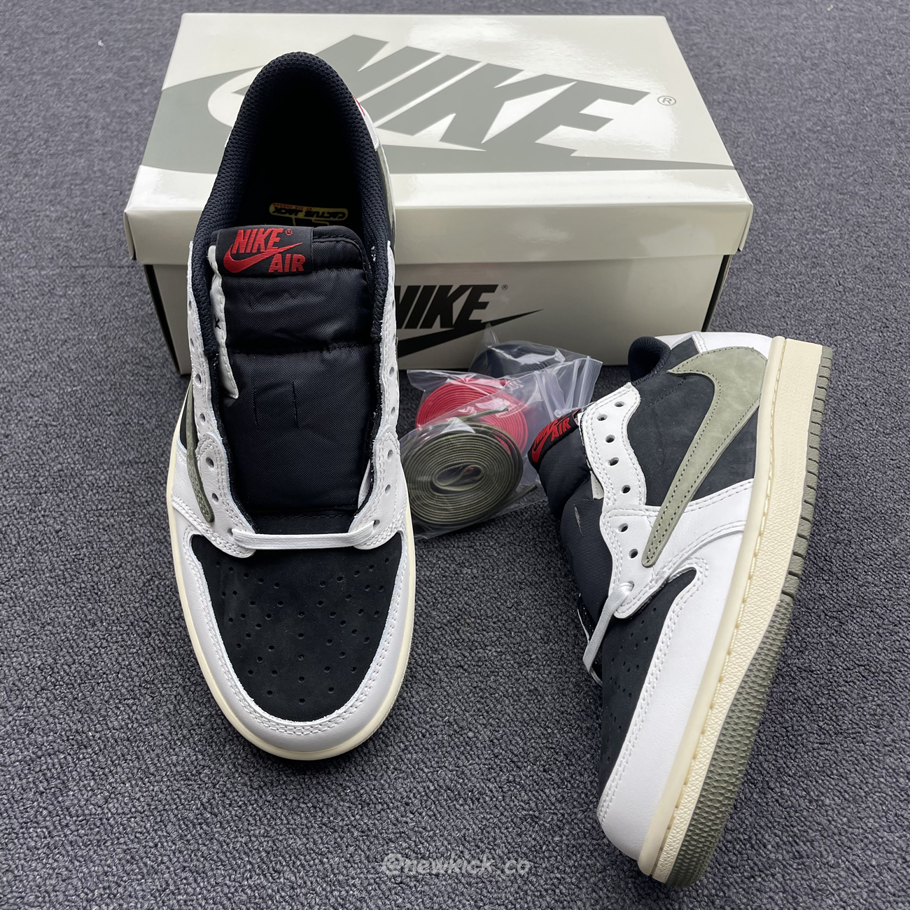 Air Jordan 1 Retro Low Og Sp Travis Scott Olive W Dz4137 106 (38) - newkick.vip