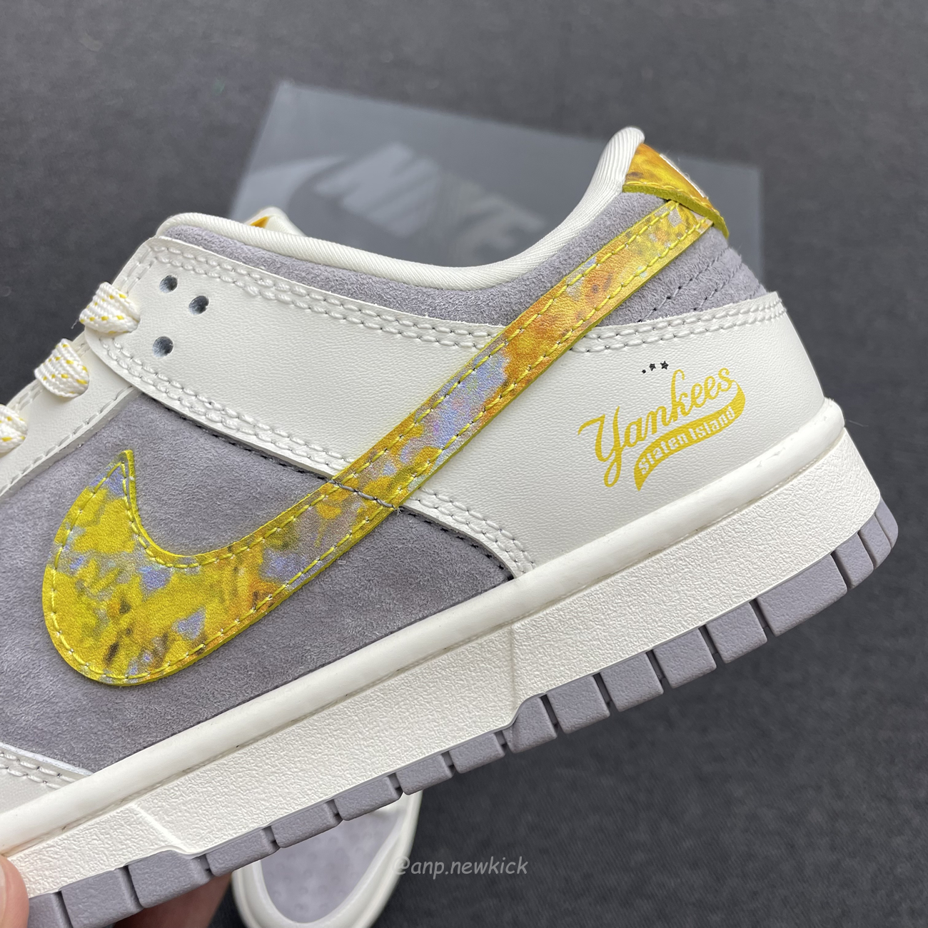 Nike Sb Dunk Low Mlb Off White Yellow Dark Grey Fc1688 117 (4) - newkick.vip