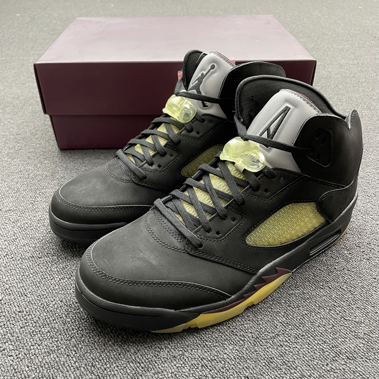 Air Jordan 5 Retro Sp A Ma Maniére Black Fd1330 001 (10) - newkick.vip