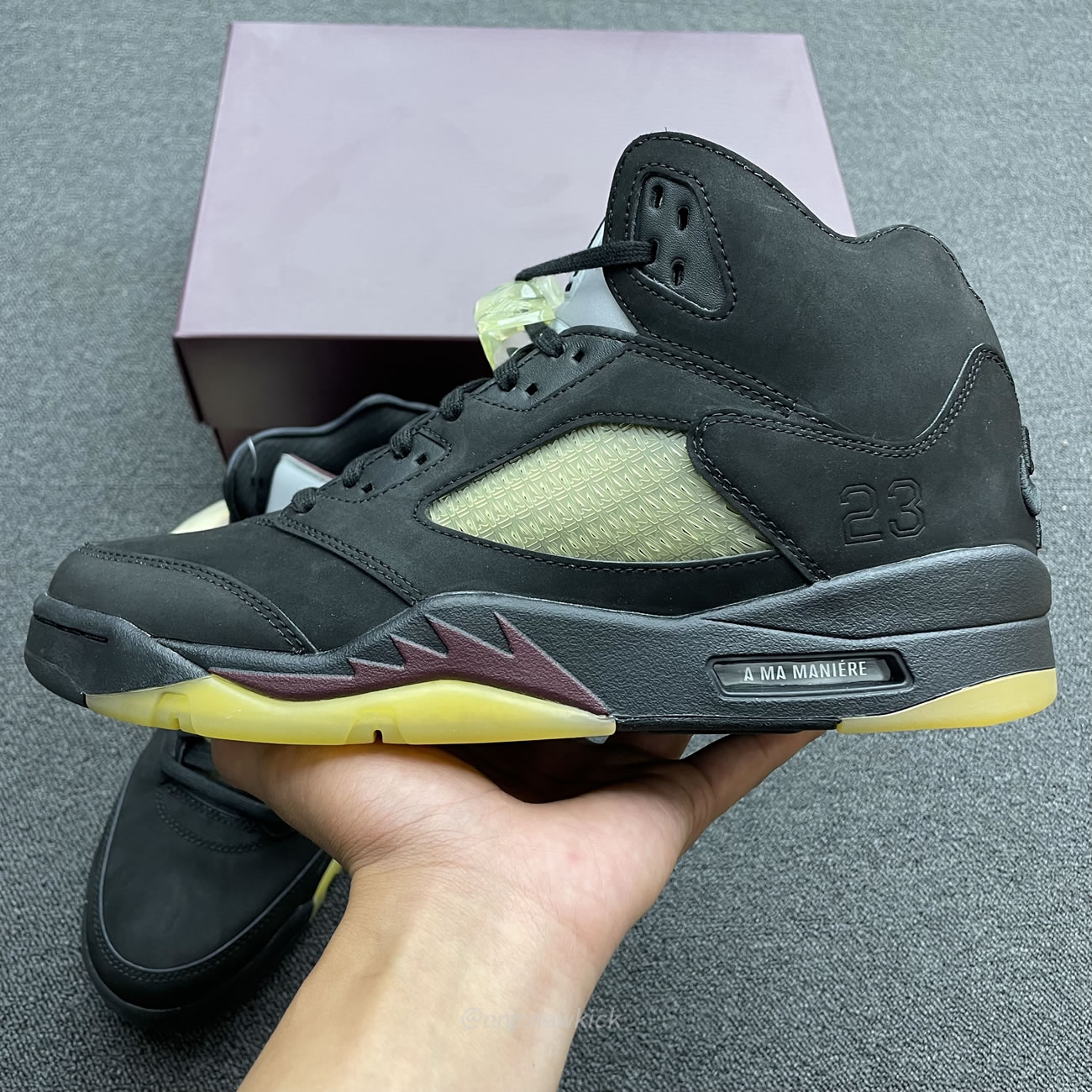 Air Jordan 5 Retro Sp A Ma Maniére Black Fd1330 001 (5) - newkick.vip