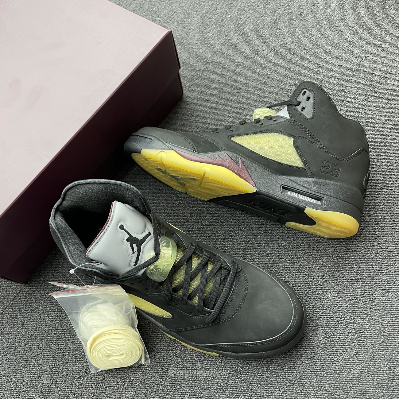 Air Jordan 5 Retro Sp A Ma Maniére Black Fd1330 001 (8) - newkick.vip