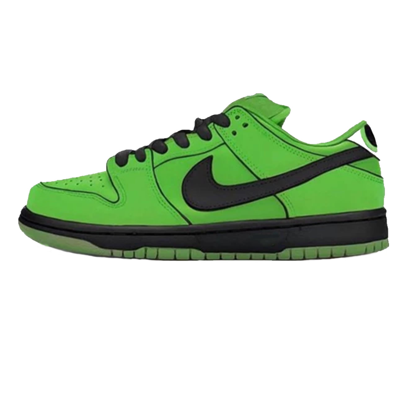 Nike Sb Dunk Low X The Powerpuff Girls On Feet Look At Bubbles Fz8320 400 (13) - newkick.vip