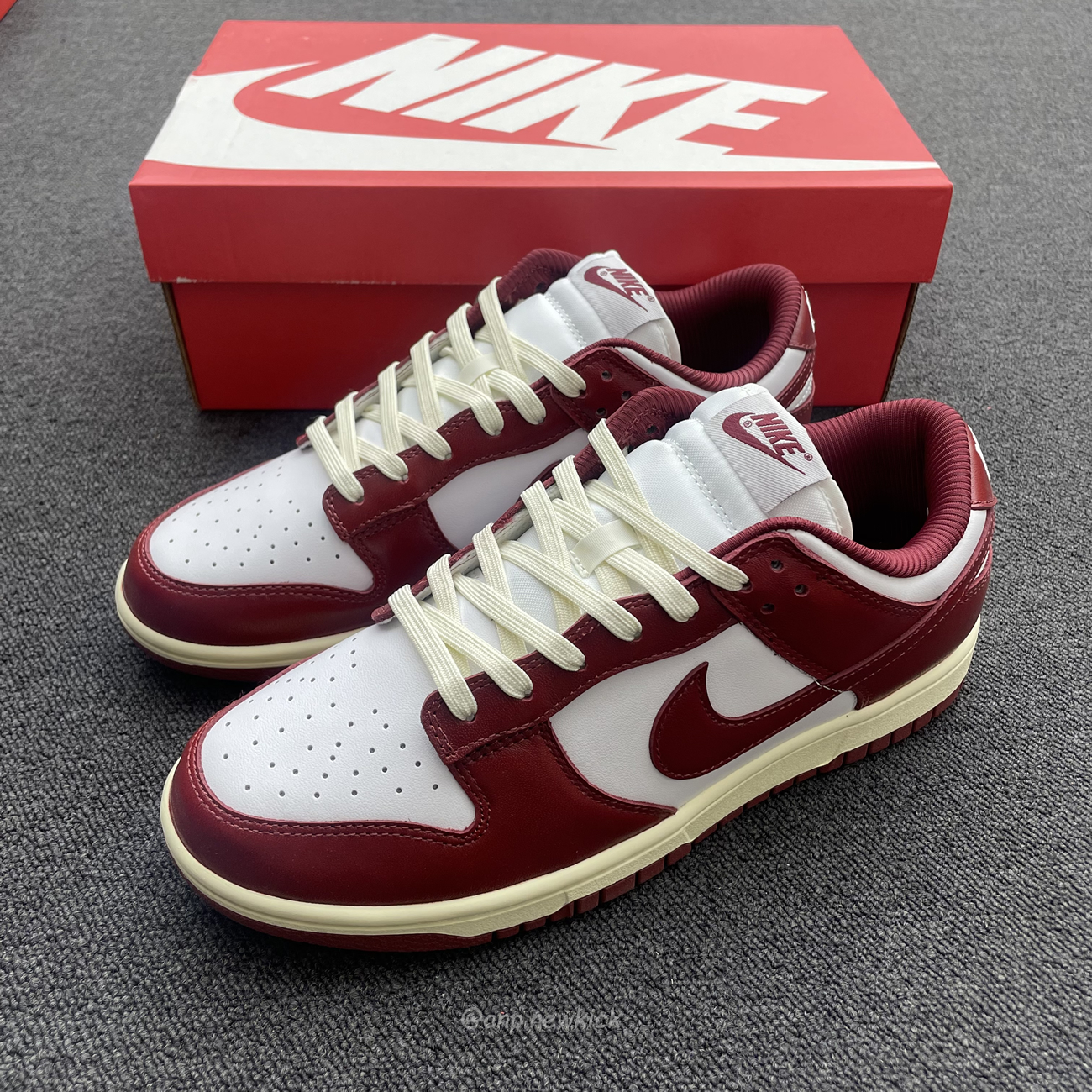 Nike Dunk Low Prm Vintage Team Red Fj4555 100 (9) - newkick.vip