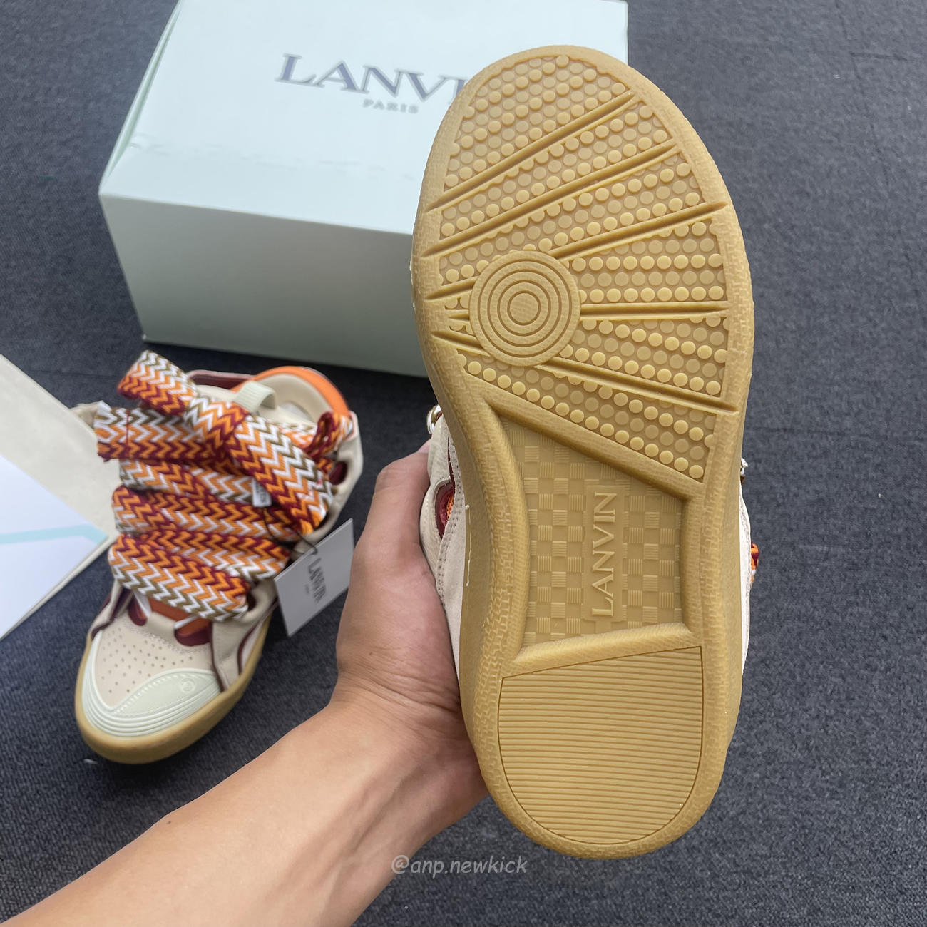 Lanvin Curb Sneakers Fmskrk11dragb518 (5) - newkick.vip