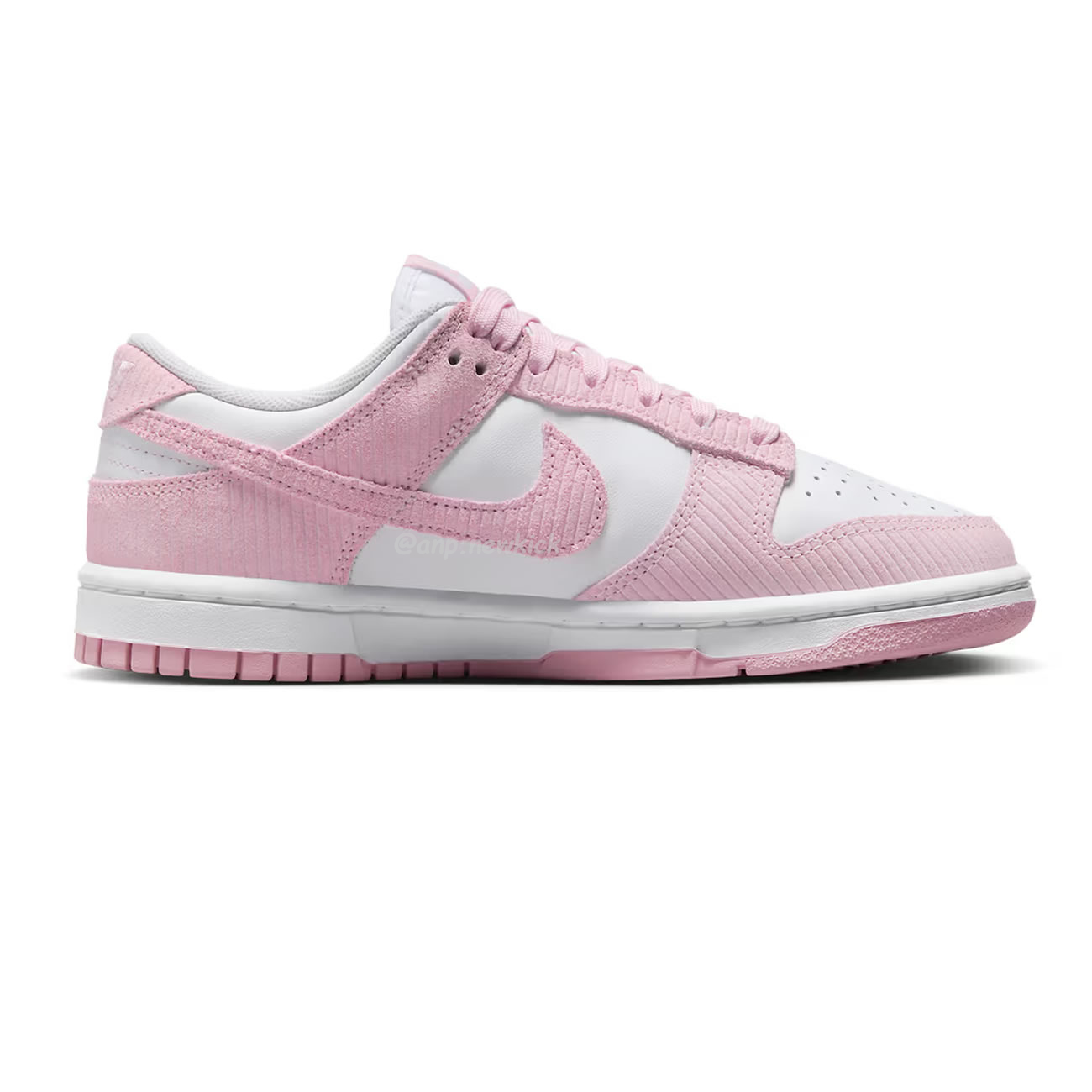 Nike Dunk Low Pink Corduroy Fn7167 100 (10) - newkick.vip