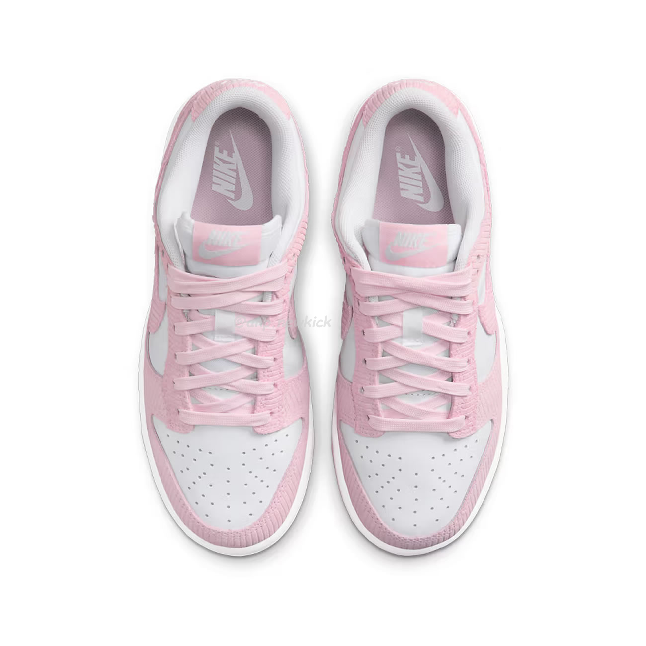 Nike Dunk Low Pink Corduroy Fn7167 100 (2) - newkick.vip