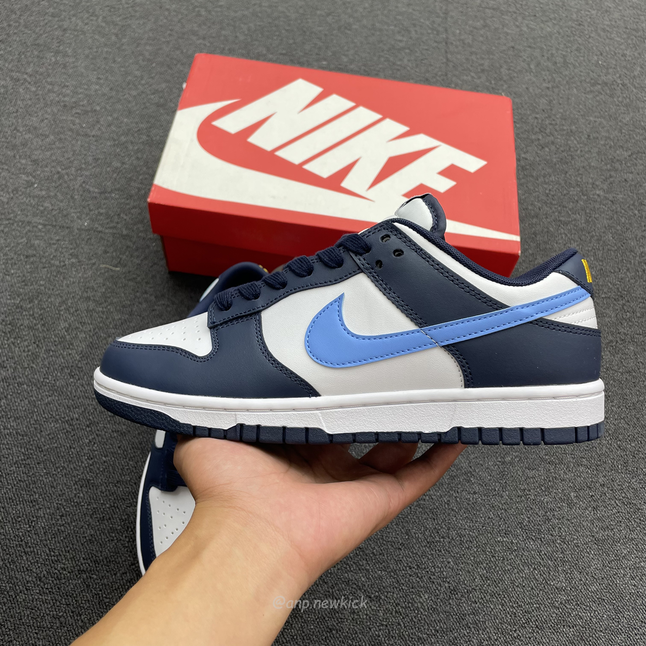 Nike Dunk Low Midnight Navy University Blue Fn7800 400 (10) - newkick.vip