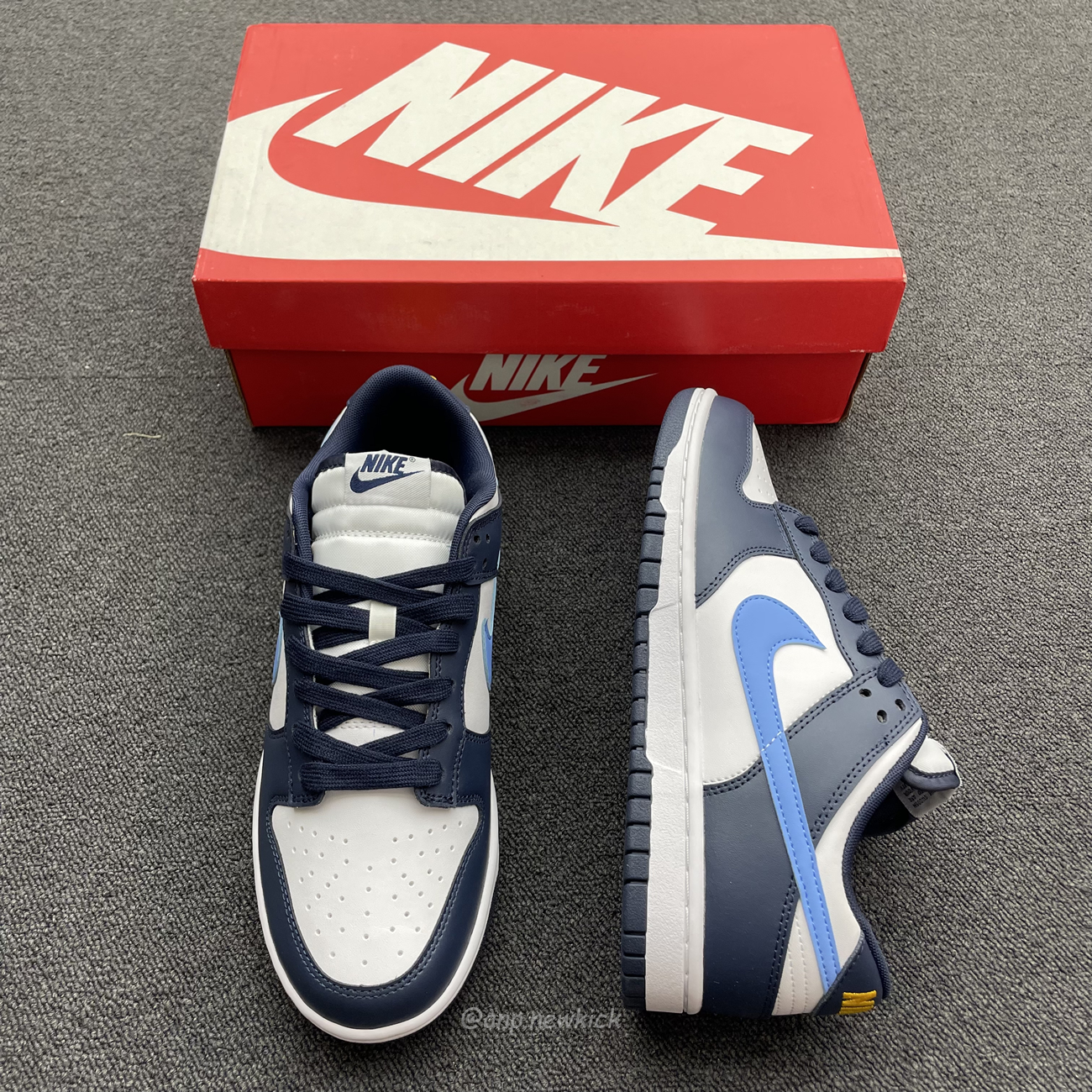 Nike Dunk Low Midnight Navy University Blue Fn7800 400 (12) - newkick.vip