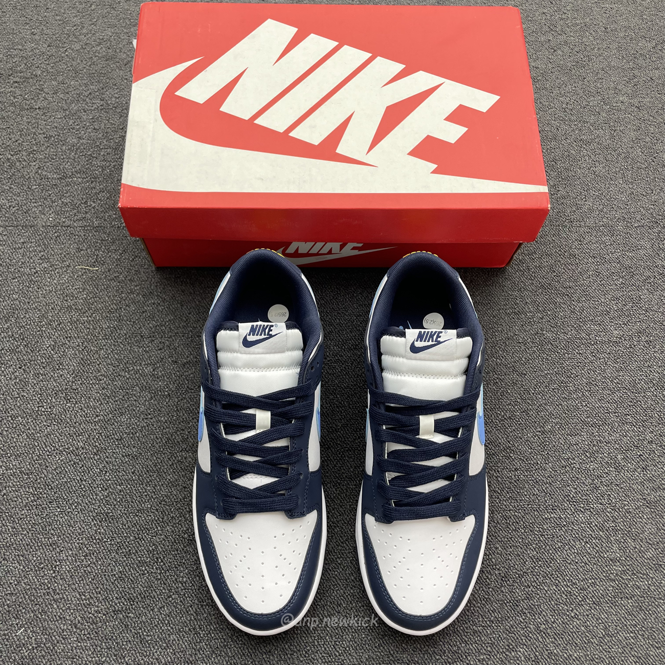 Nike Dunk Low Midnight Navy University Blue Fn7800 400 (8) - newkick.vip