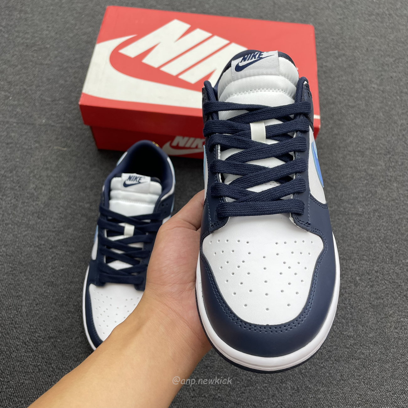 Nike Dunk Low Midnight Navy University Blue Fn7800 400 (9) - newkick.vip