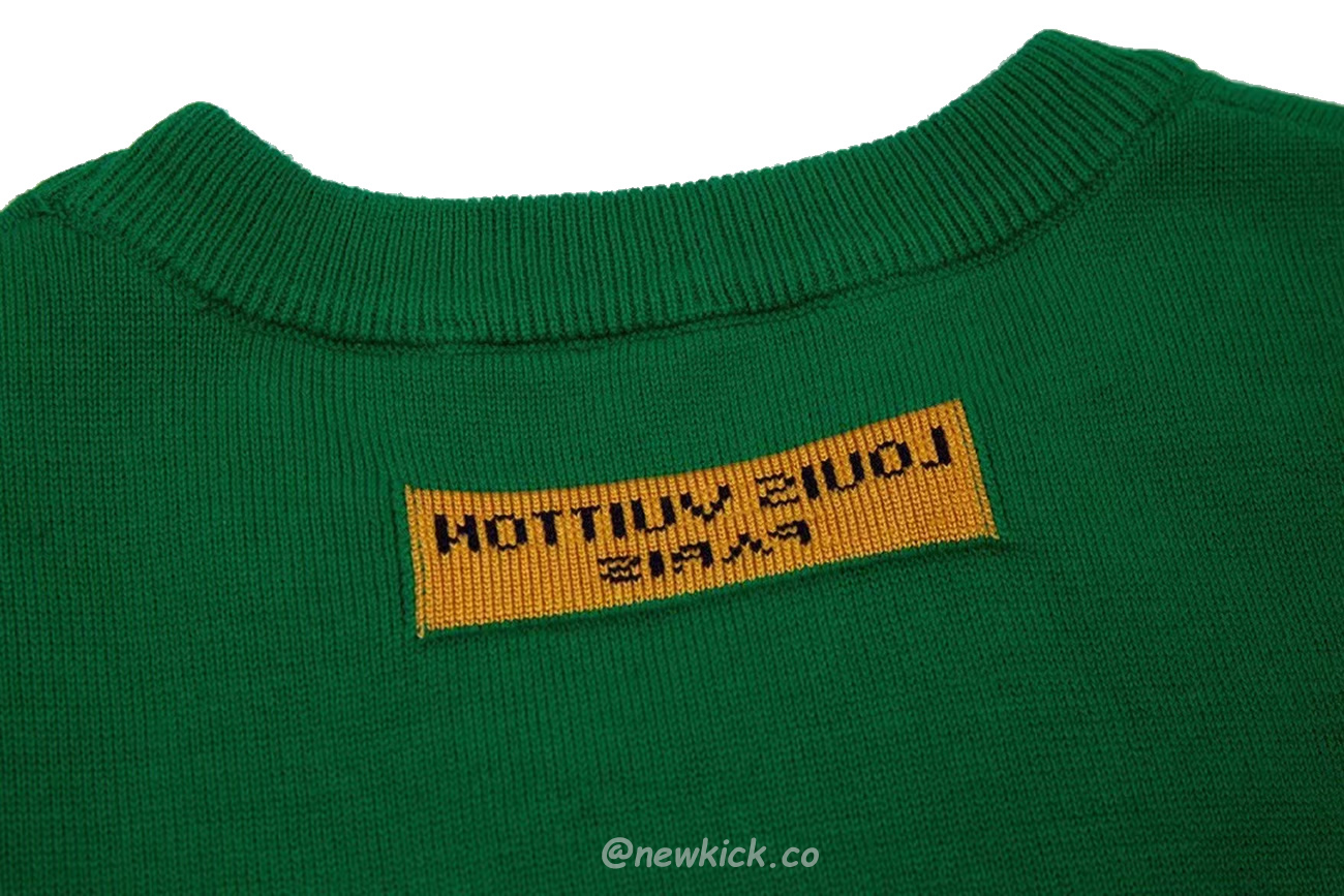 Louis Vuitton Everyday Lv Crewneck Green Black White (12) - newkick.vip