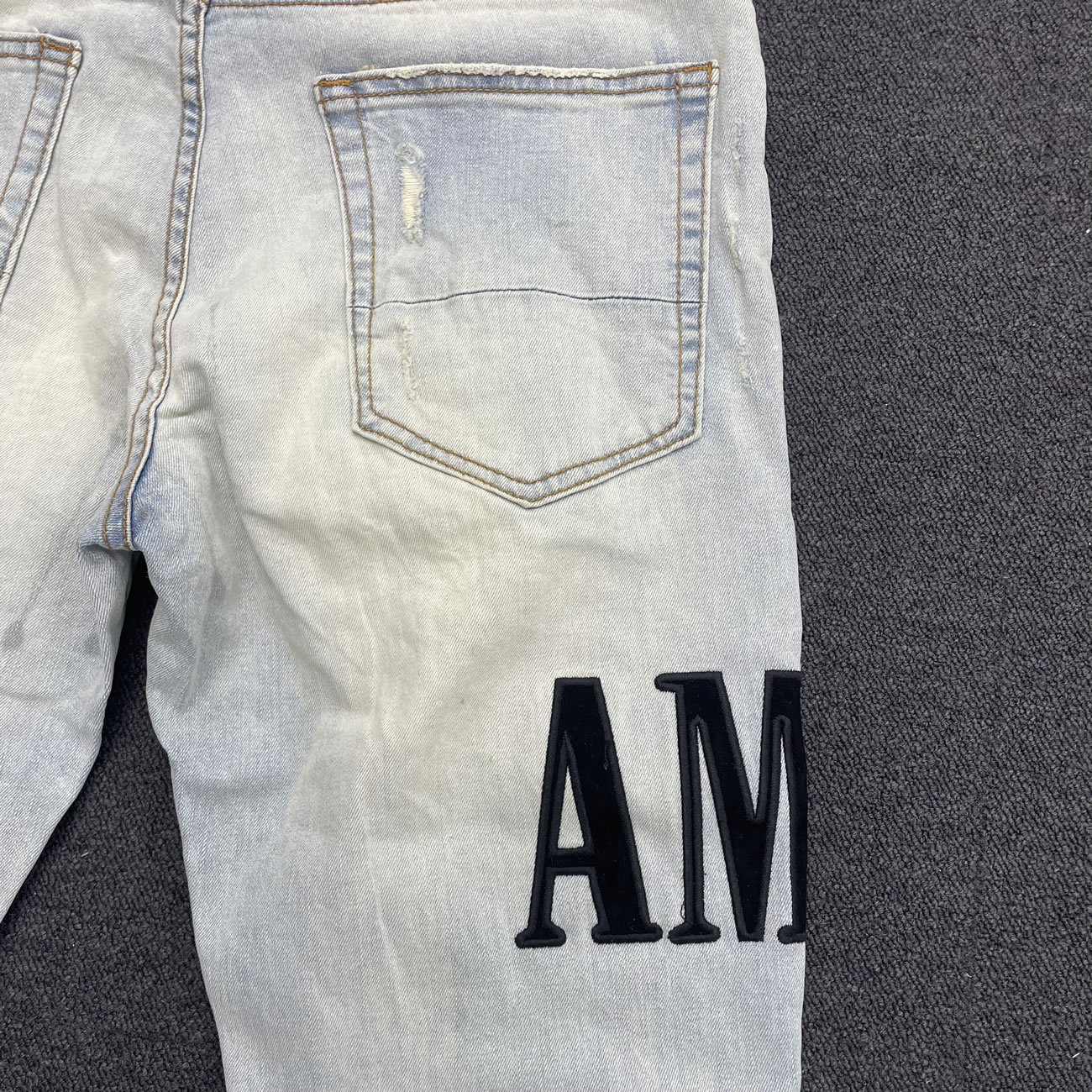 Amiri Core Applique Jean Clay Indigo Fw22 (4) - newkick.vip