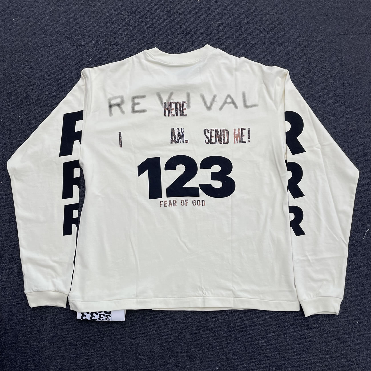 Fear Of God X Rrr123 Revival Ls T Shirt Ivory Fw22 (2) - newkick.vip