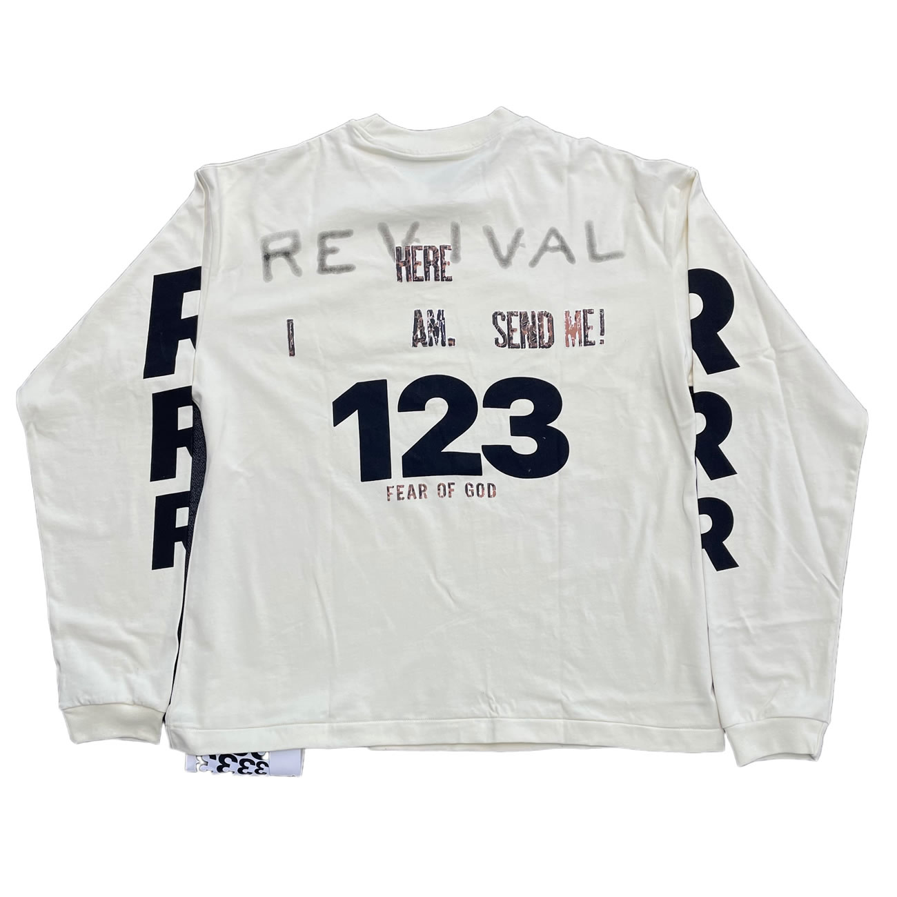 Fear Of God X Rrr123 Revival Ls T Shirt Ivory Fw22 (6) - newkick.vip