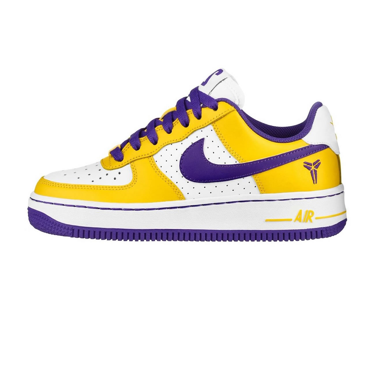 Kobe Bryant X Nike Air Force 1 Low Purple Gold Color (1) - newkick.vip