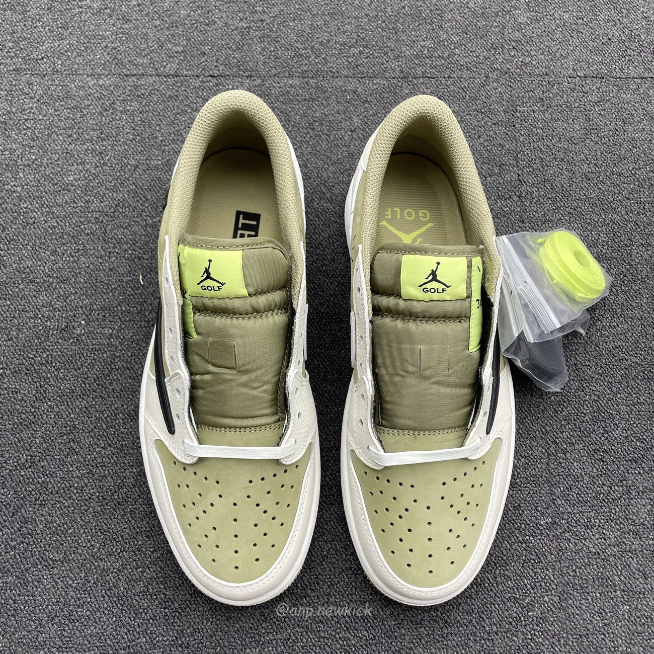 Air Jordan 1 Retro Low Golf Travis Scott Neutral Olive Fz3124 200 (11) - newkick.vip