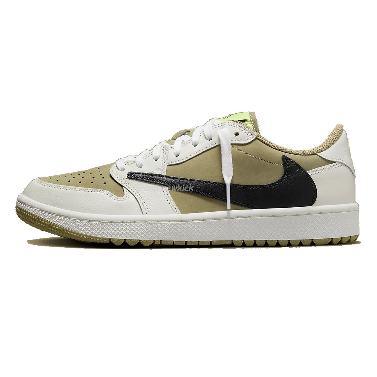 Air Jordan 1 Retro Low Golf Travis Scott Neutral Olive Fz3124 200 (12) - newkick.vip