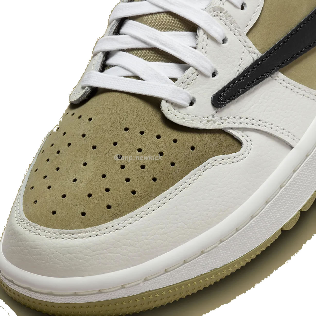 Air Jordan 1 Retro Low Golf Travis Scott Neutral Olive Fz3124 200 (16) - newkick.vip