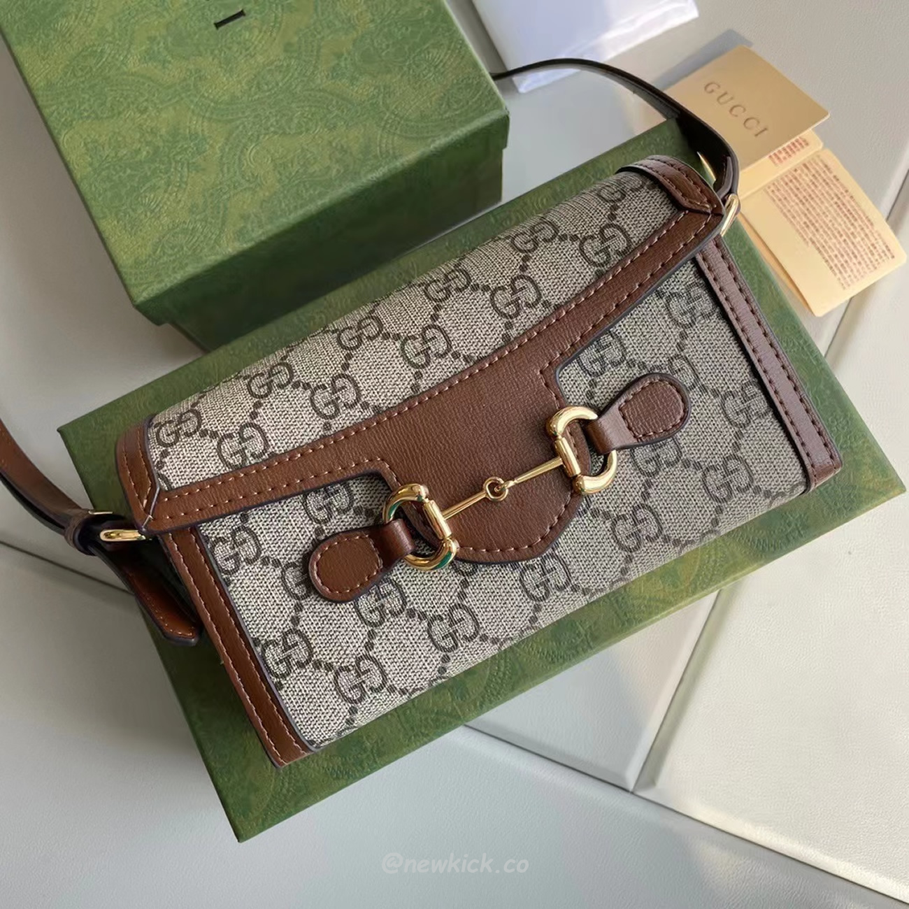 Gucci Horsebit 1955 Mini Handbag 699296 92tcg 8563 (10) - newkick.vip