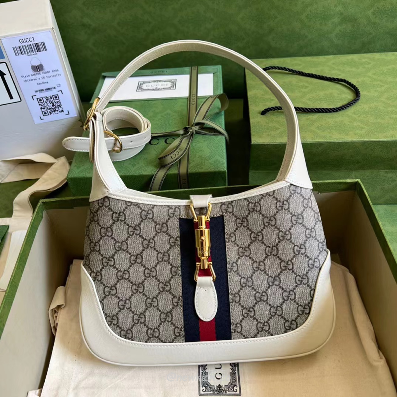 Gucci Jackie 1961 Shoulder Bag 636706 Huhhg 9794 (5) - newkick.vip