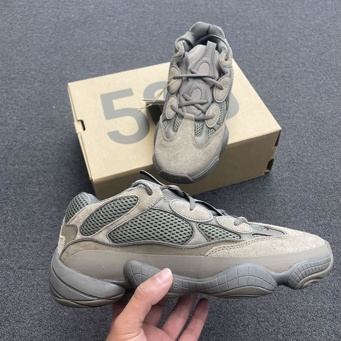 Adidas Yeezy 500 Clay Brown Gx3606 (8) - newkick.vip