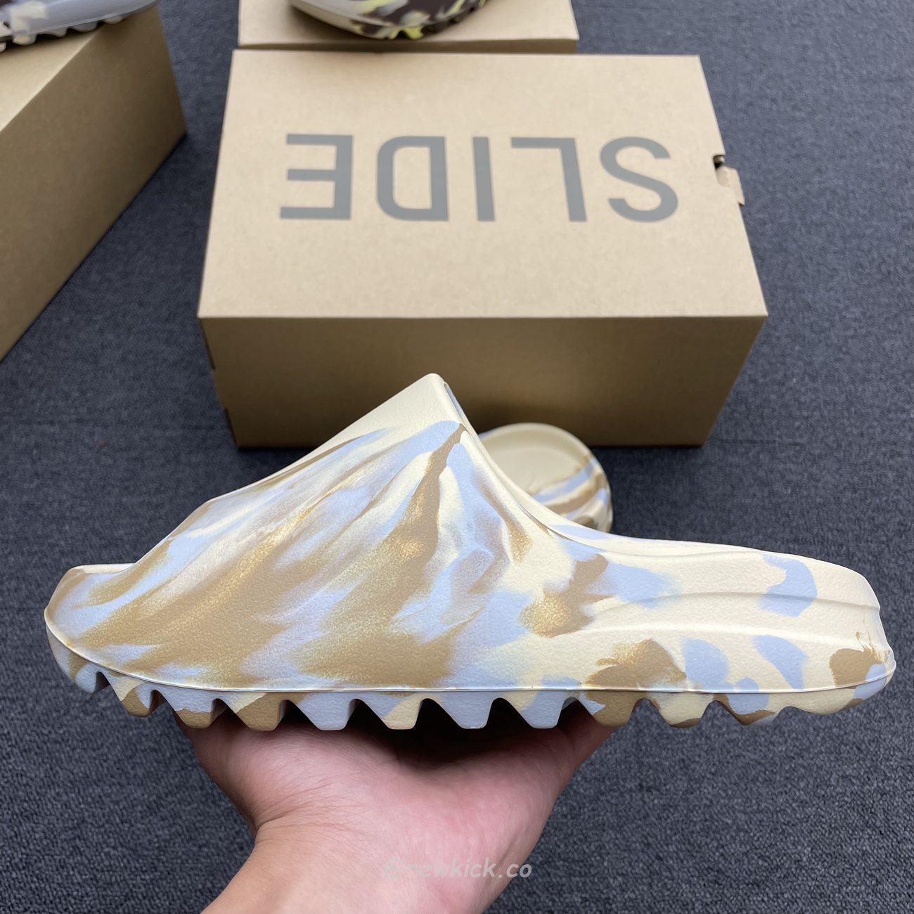 Adidas Yeezy X Kanye West Slide Bone (10) - newkick.vip