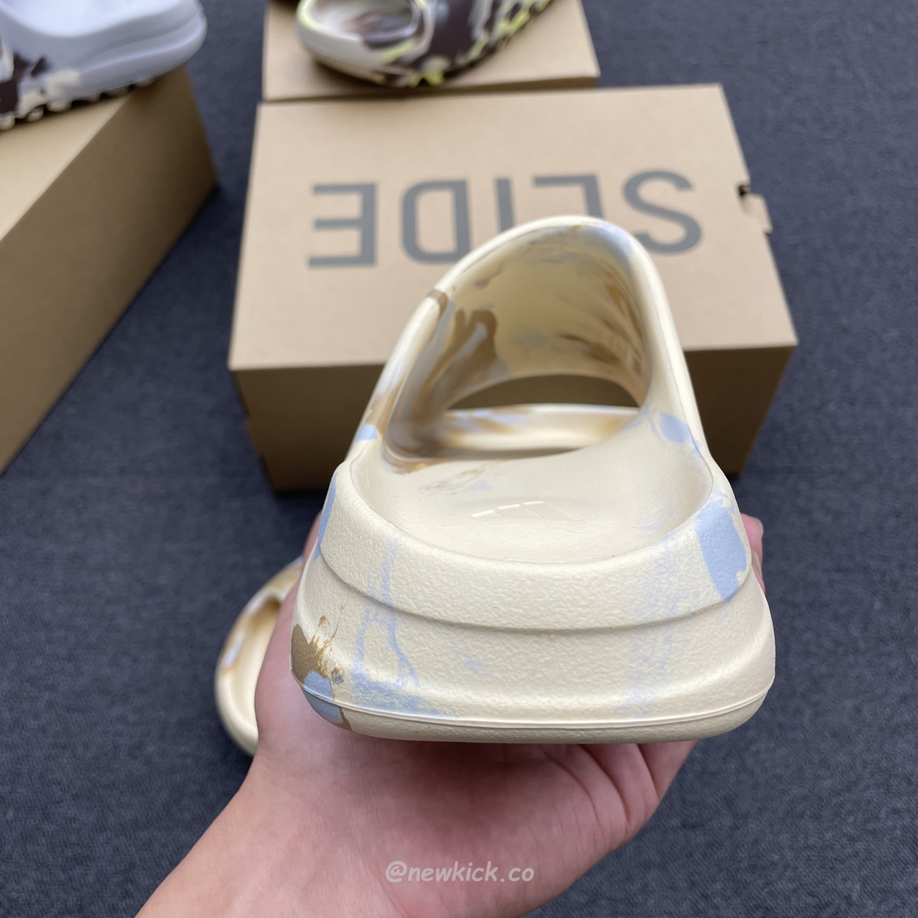 Adidas Yeezy X Kanye West Slide Bone (21) - newkick.vip