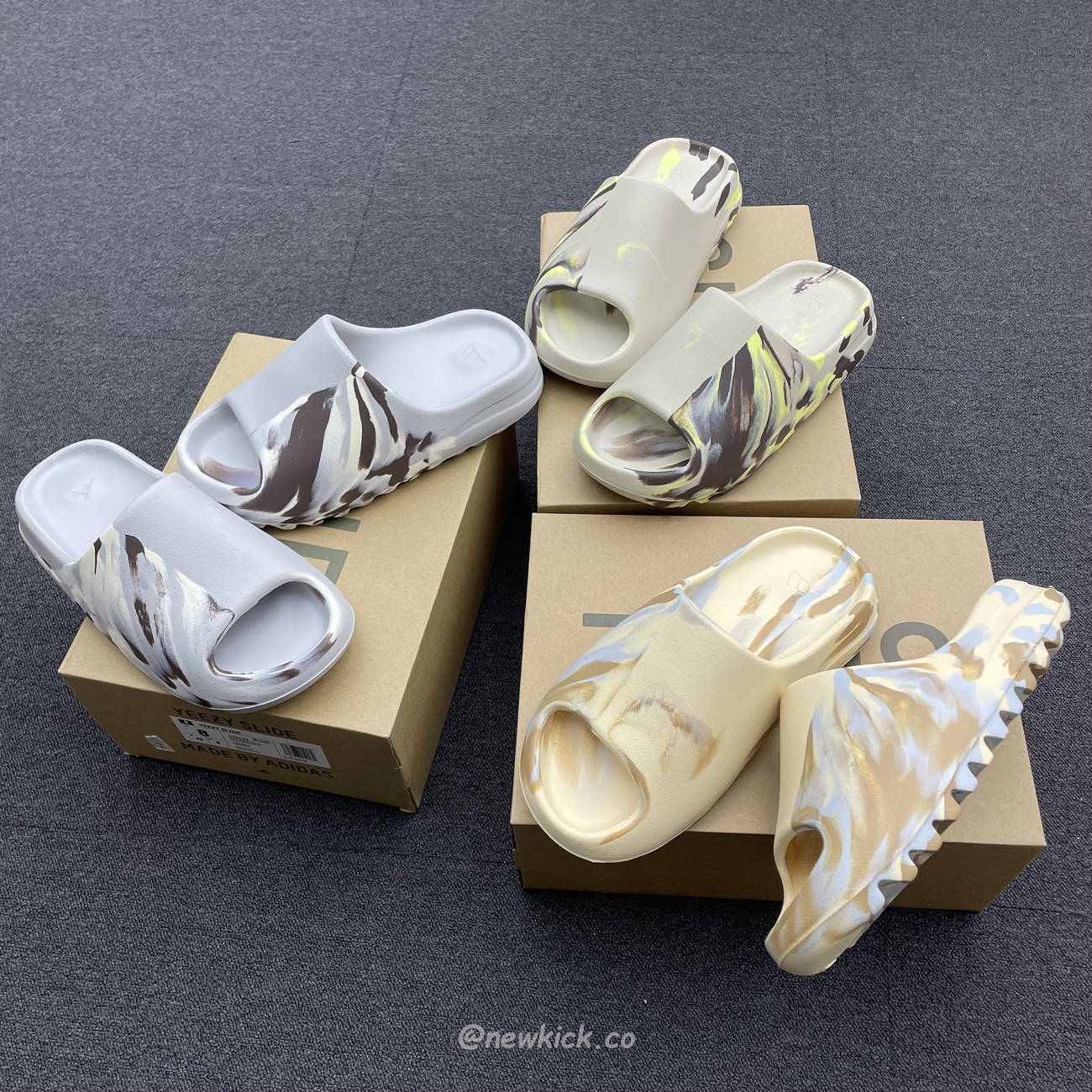 Adidas Yeezy X Kanye West Slide Bone (5) - newkick.vip