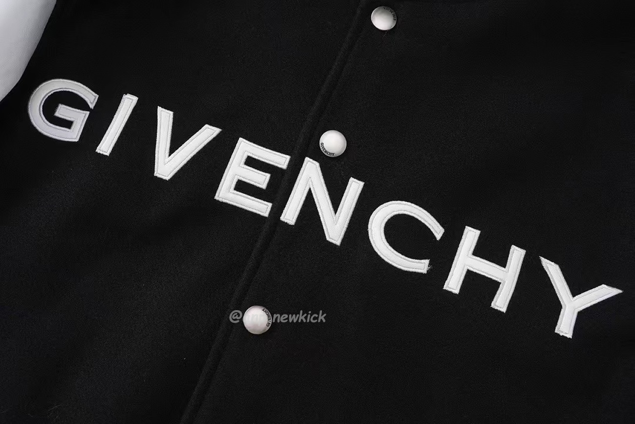 Givenchy Knitted Logo Varsity Jacket (4) - newkick.vip