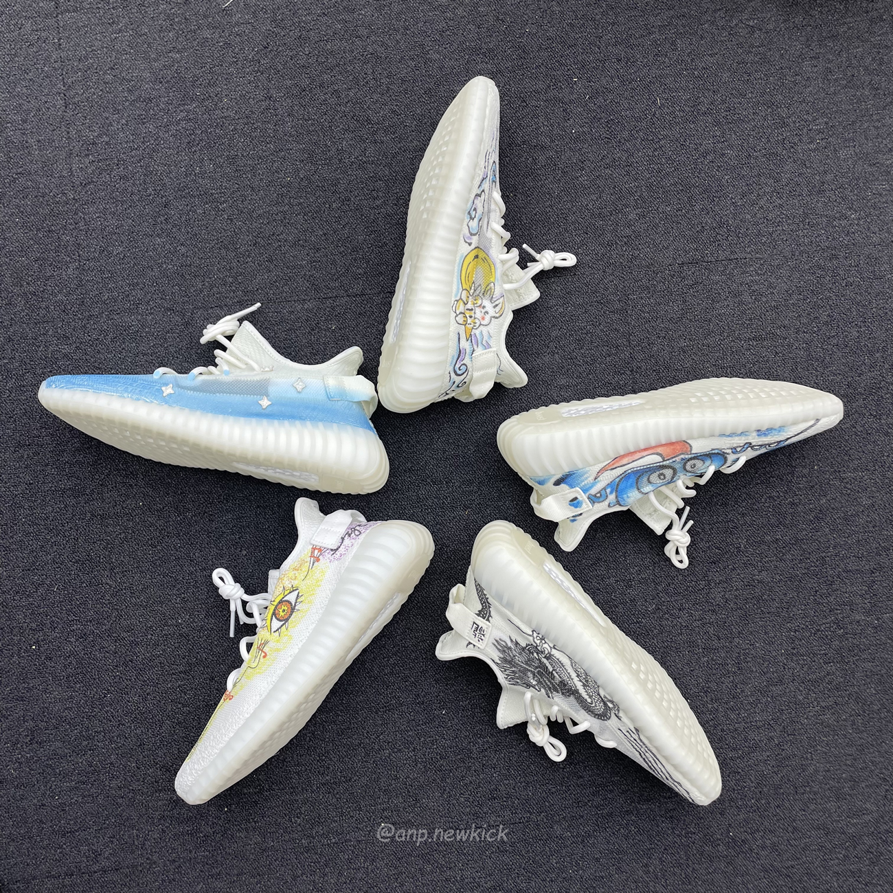 Adidas Yeezy Boost 350 V2 Bone Graffiti Hq6316 (11) - newkick.vip