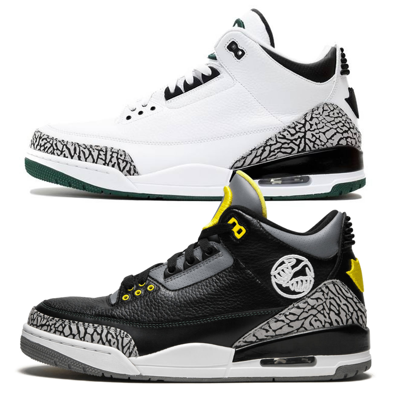 Jordan 3 Retro Oregon Ducks Pit Crew Both Pairs H011 Mnjdls 5 (13) - newkick.vip