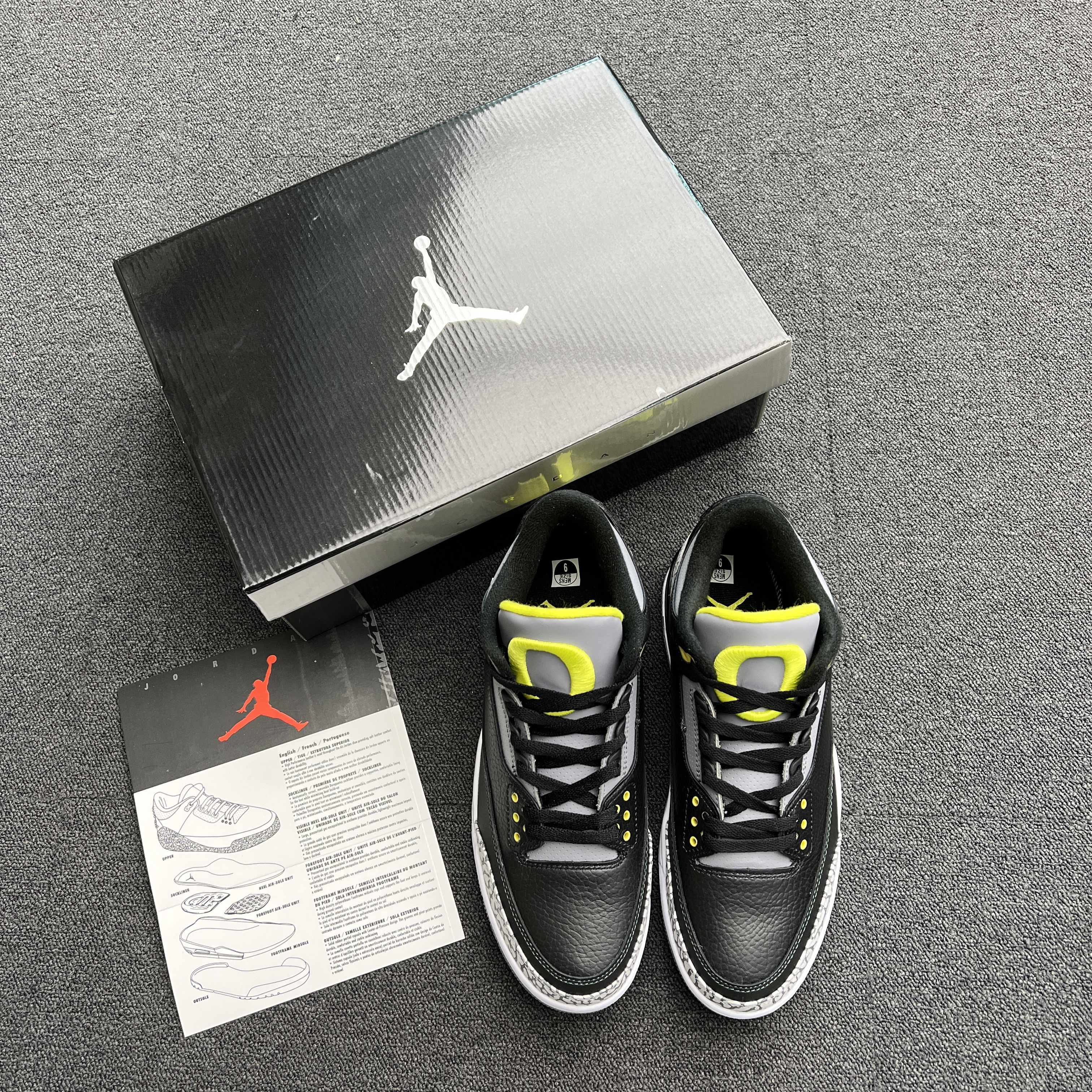 Jordan 3 Retro Oregon Ducks Pit Crew Both Pairs H011 Mnjdls 5 (6) - newkick.vip