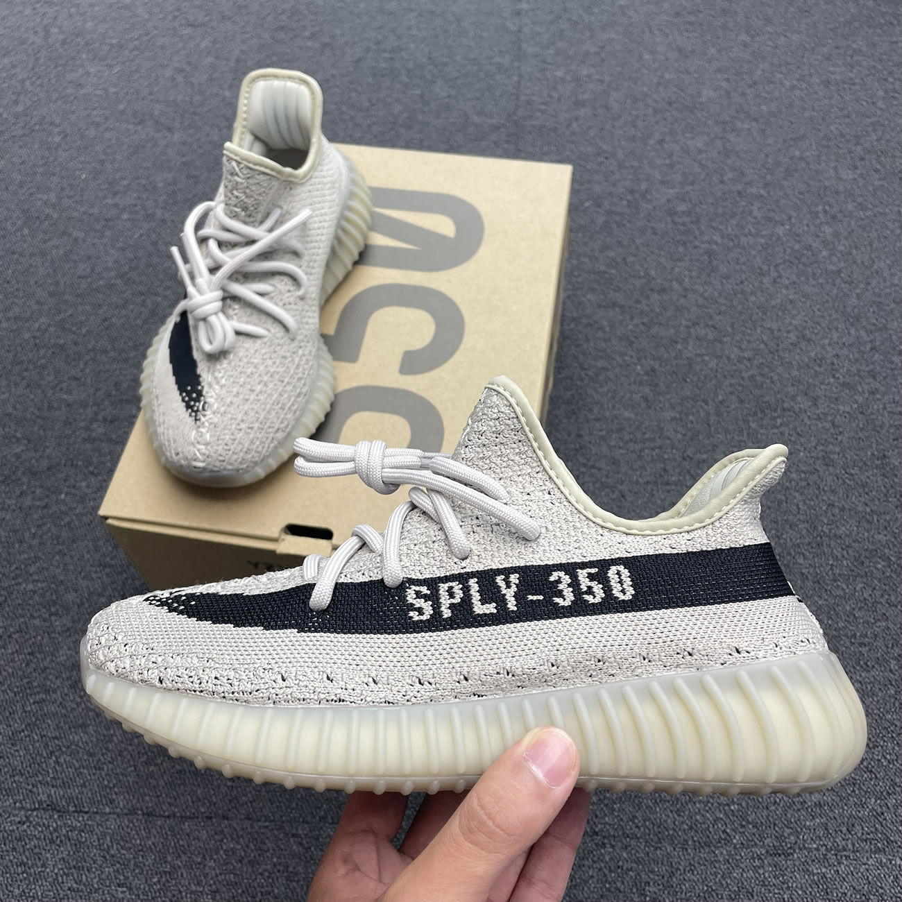 Adidas Yeezy Boost 350 V2 Slate Hp7870 (3) - newkick.vip