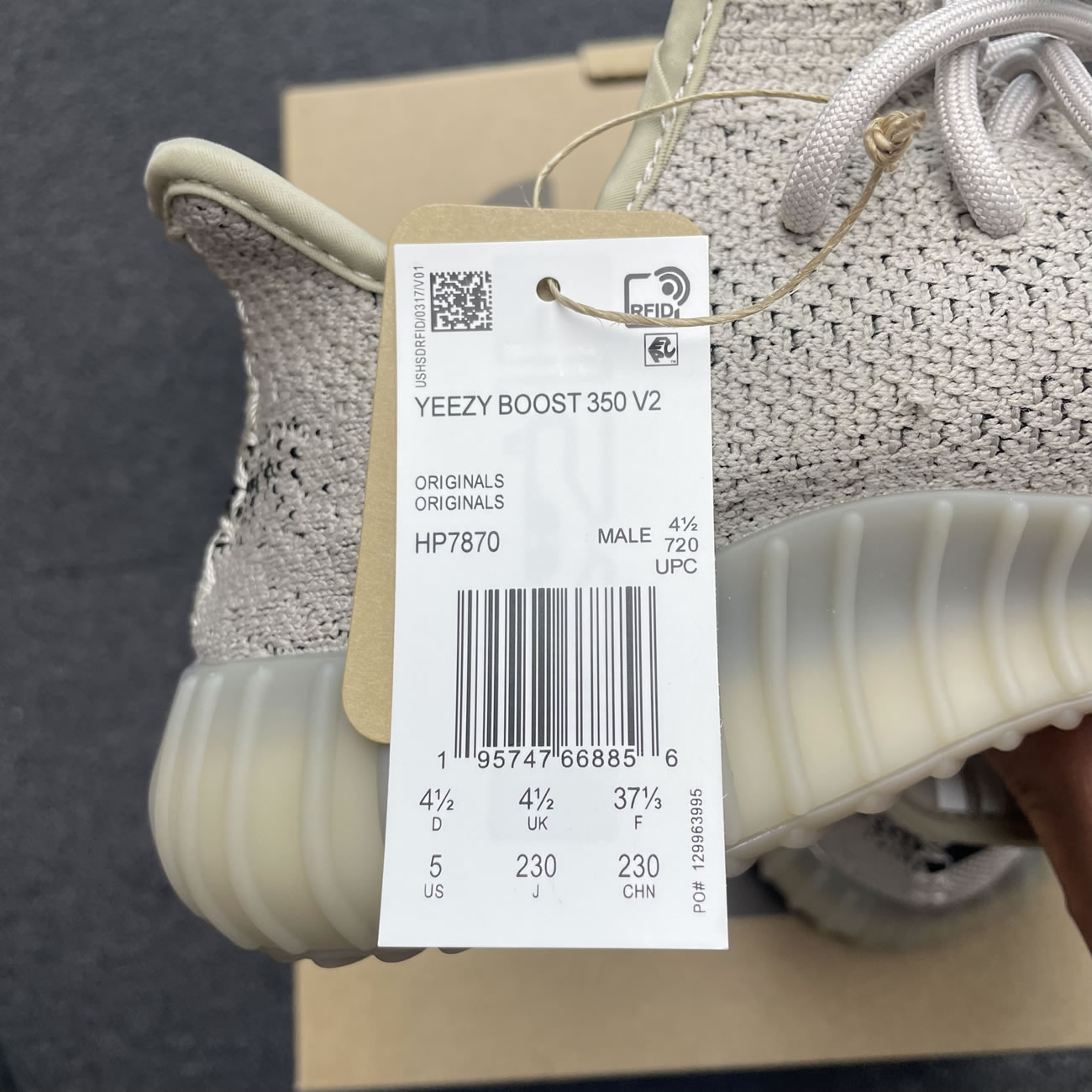 Adidas Yeezy Boost 350 V2 Slate Hp7870 (4) - newkick.vip