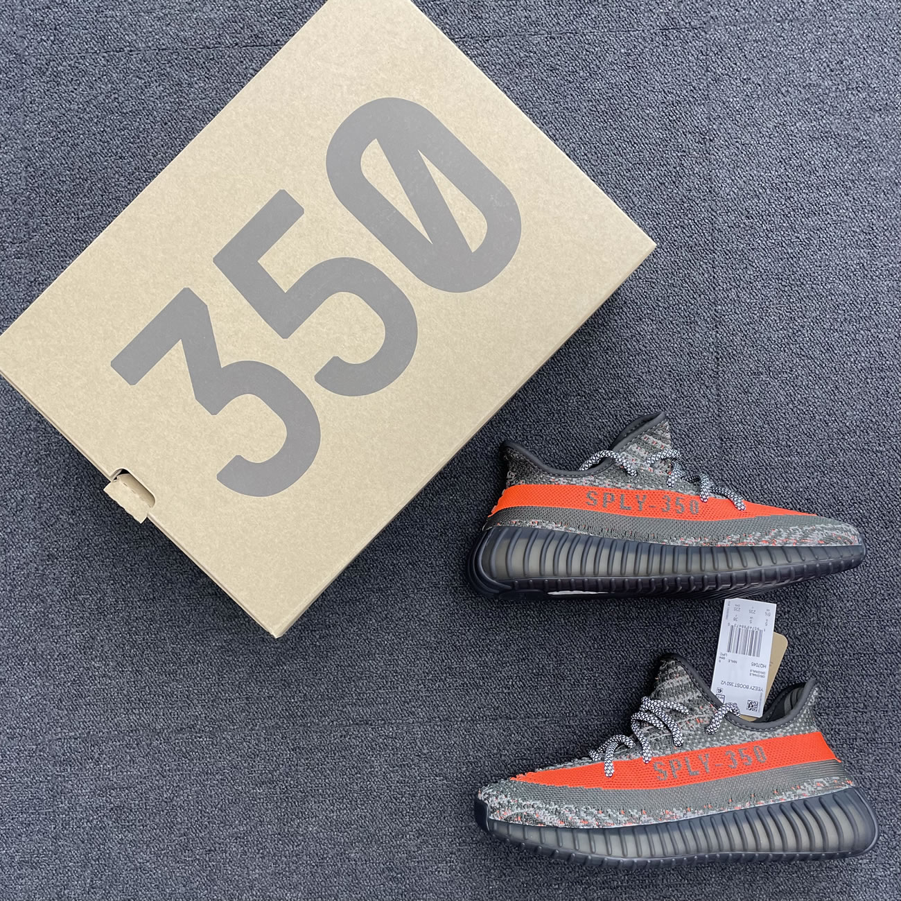 Adidas Yeezy Boost 350 V2 Dark Beluga Hq7045 (3) - newkick.vip