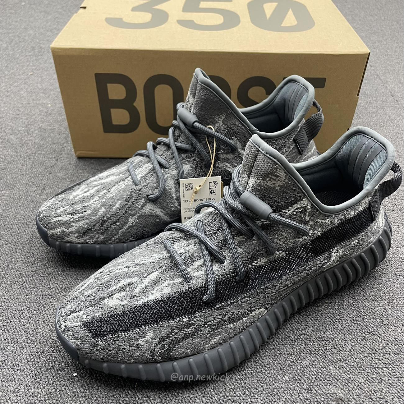 Adidas Yeezy Boost 350 V2 Mx Dark Salt Id4811 (8) - newkick.vip