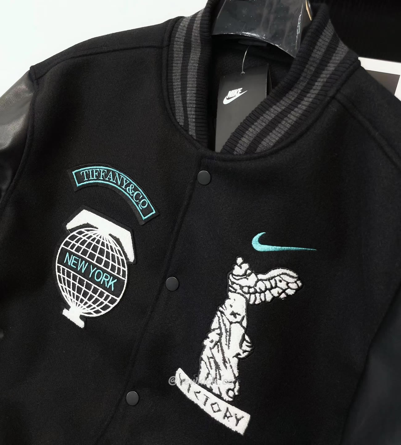 Nike X Tiffany Embroidered Baseball Jersey (5) - newkick.vip