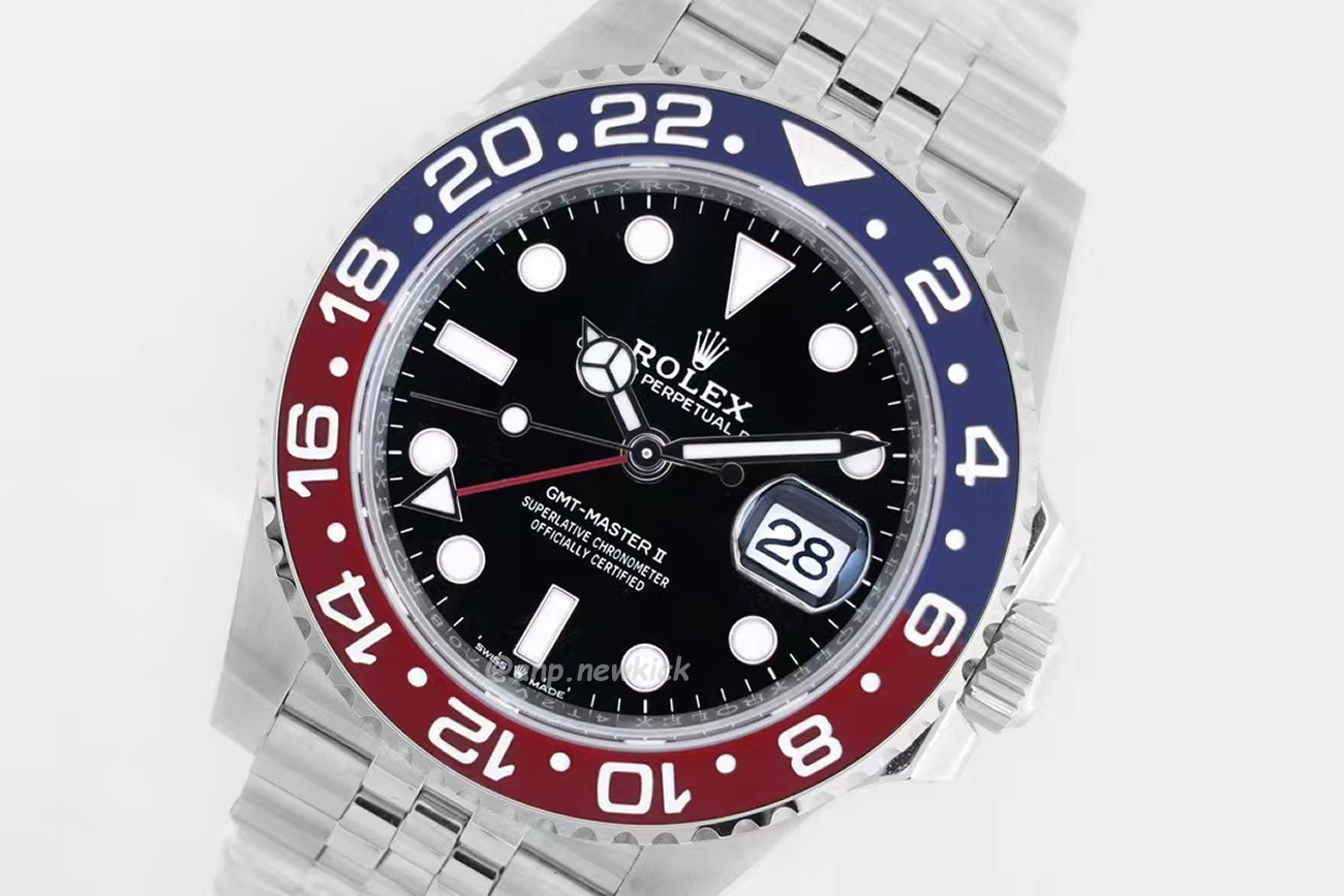 Rolex Gmt Master Ii Battgirl Pepsi Jubilee (17) - newkick.vip