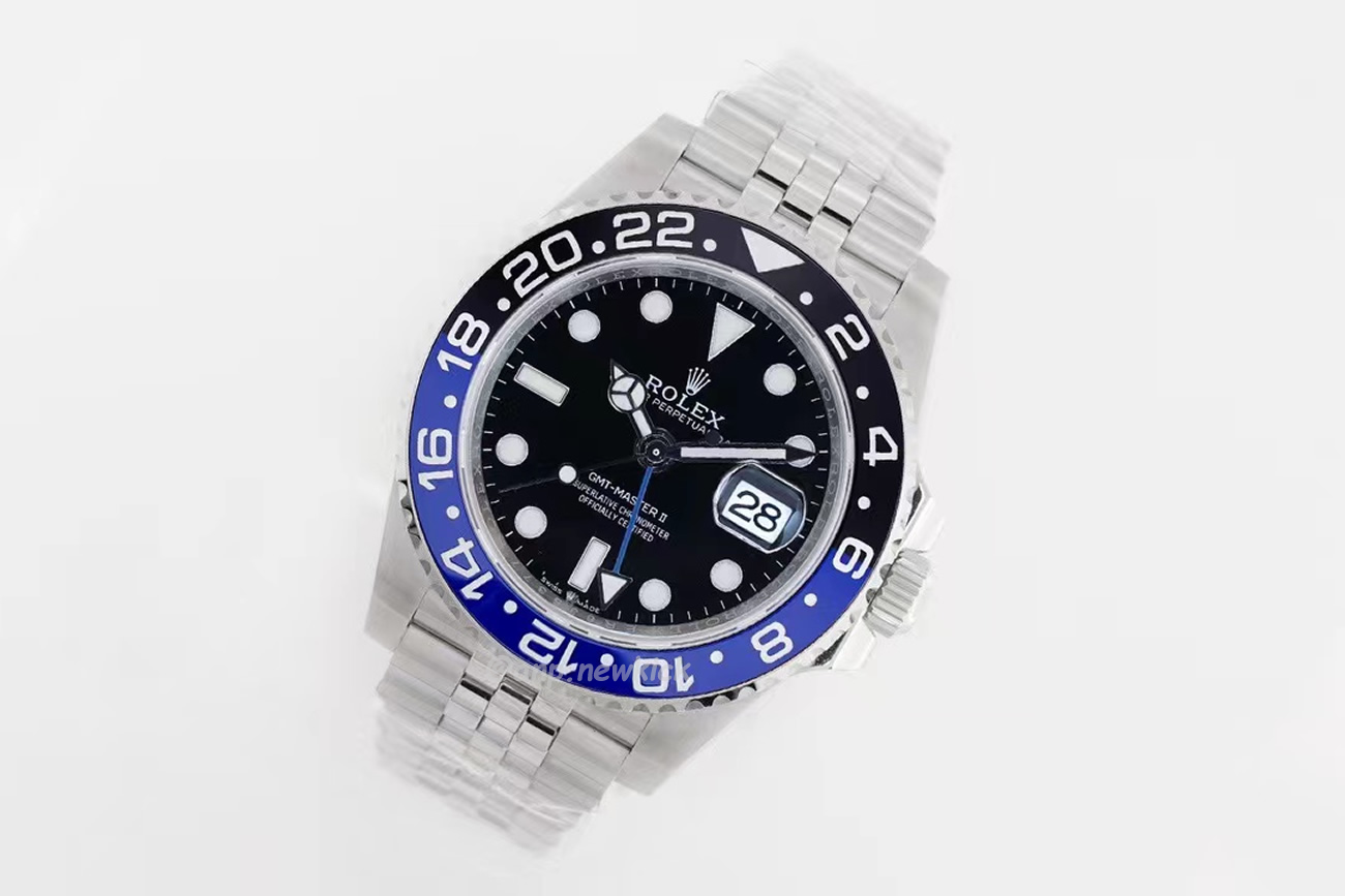 Rolex Gmt Master Ii Battgirl Pepsi Jubilee (7) - newkick.vip