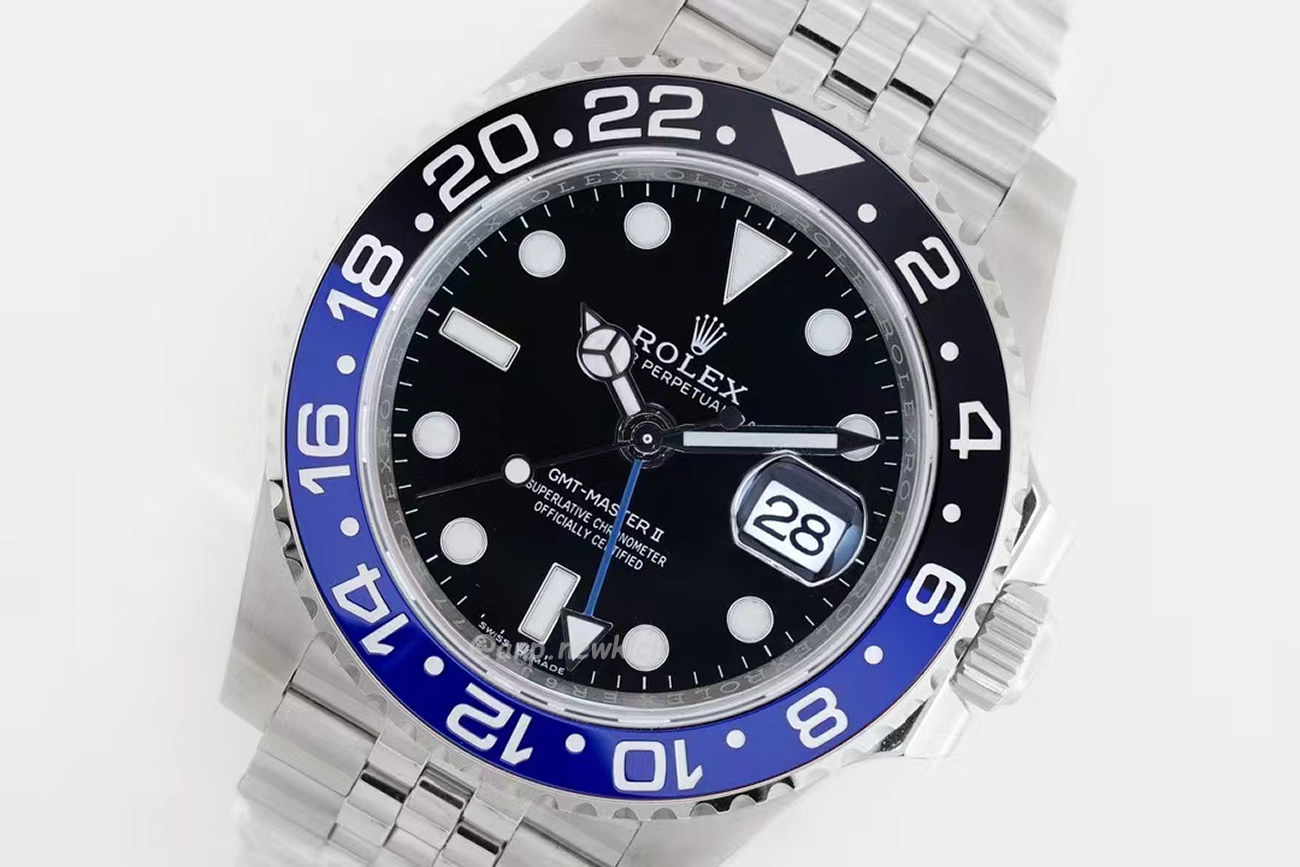 Rolex Gmt Master Ii Battgirl Pepsi Jubilee (8) - newkick.vip