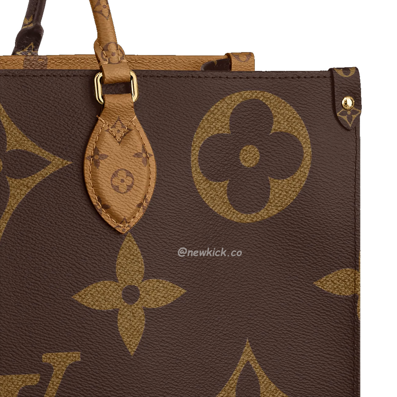 Louis Vuitton Onthego Cloth Tote Brown M45320 (9) - newkick.vip